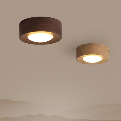 WoodCharm Moderne Plafondlamp voor Hal | Warme Hout Verlichting
