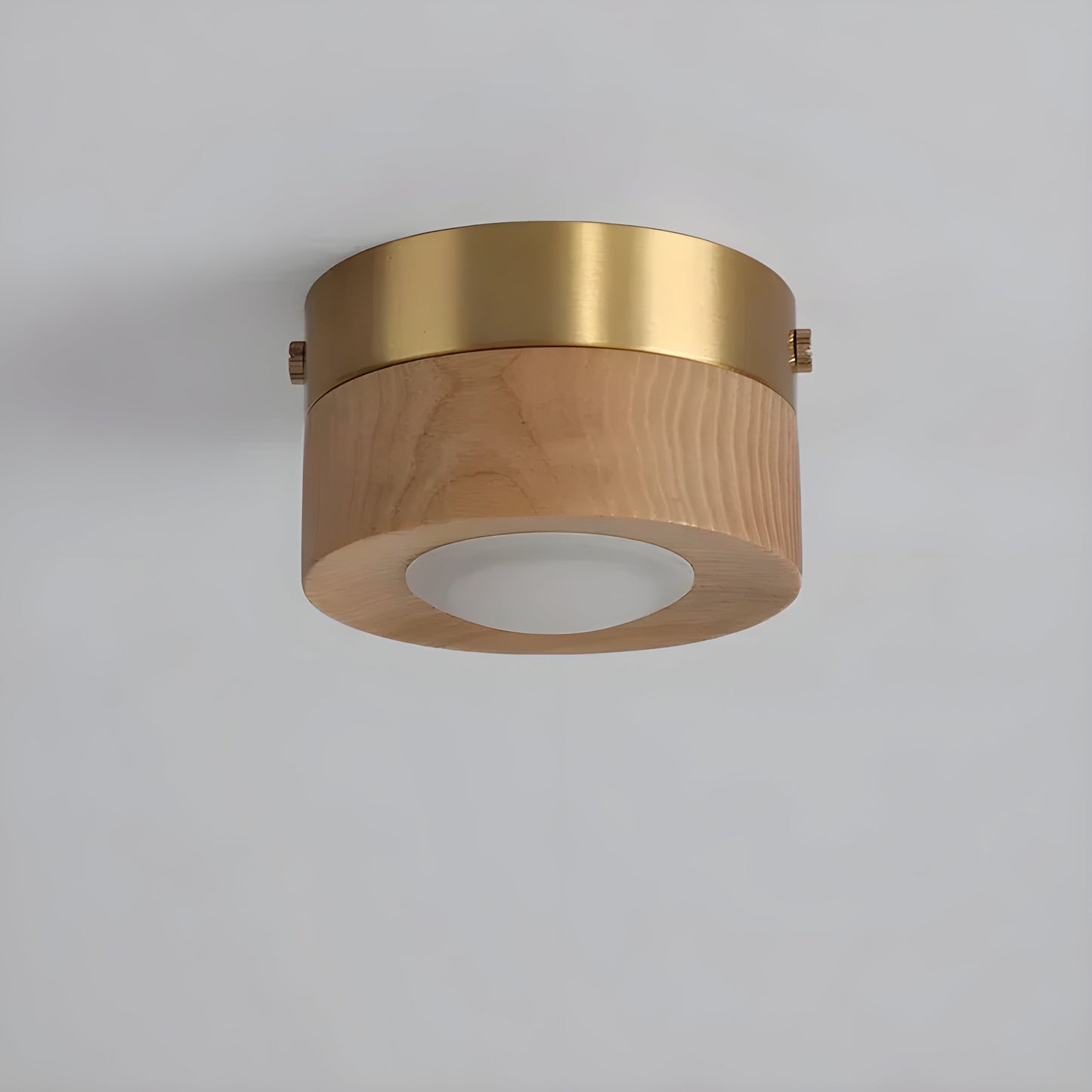 WalnutLume Walnoot LED Plafondlamp | Modern Houten Design Verlichting
