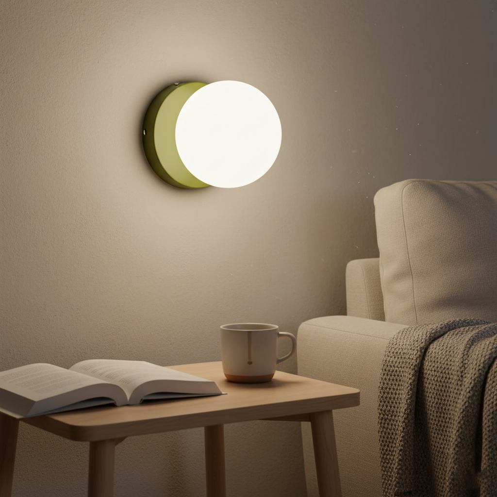 Lyyx Ronde Glas Wandlamp LED Modern | Binnenwandverlichting