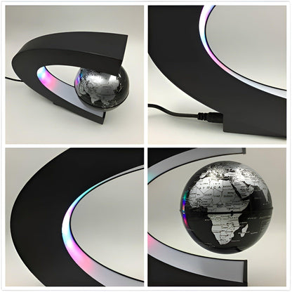 GravityGlow | Magnetisch Zwevende Wereldbol LED Lamp voor Decoratie