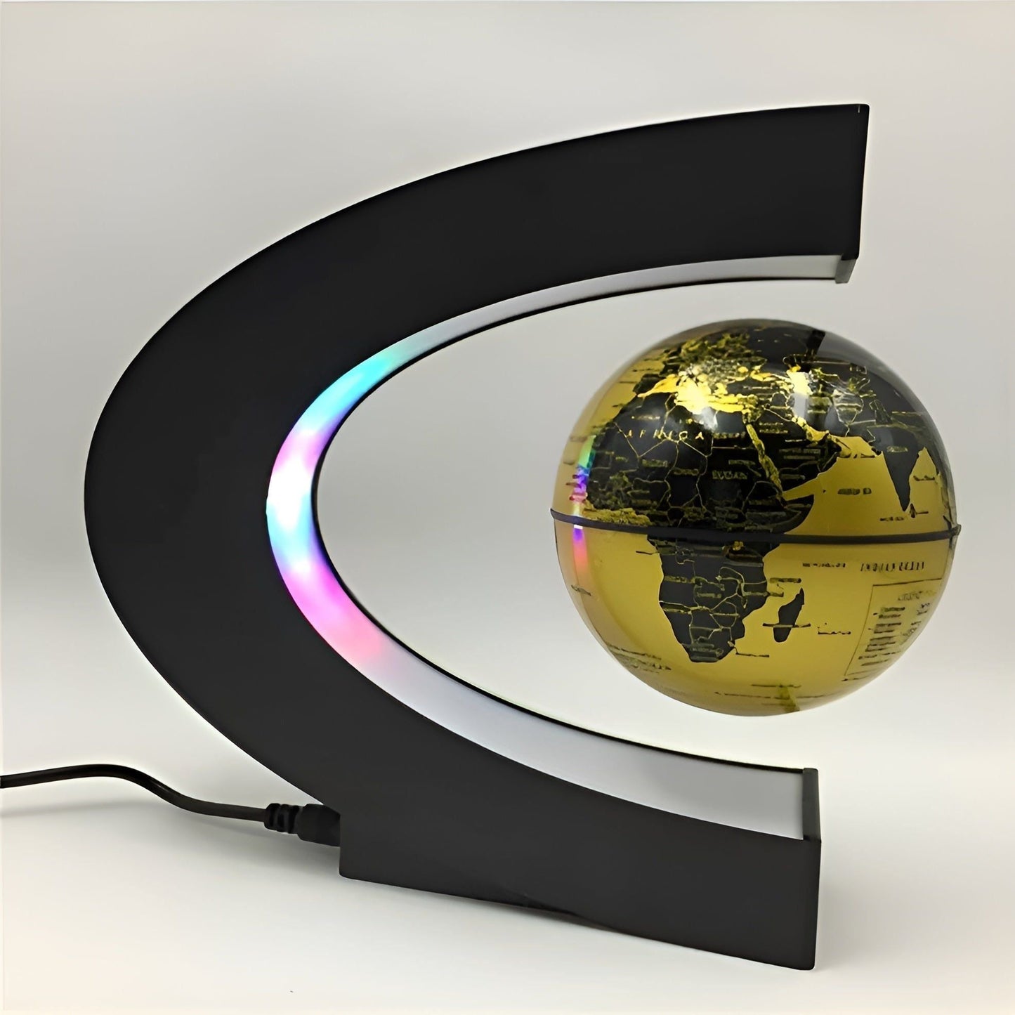 GravityGlow | Magnetisch Zwevende Wereldbol LED Lamp voor Decoratie
