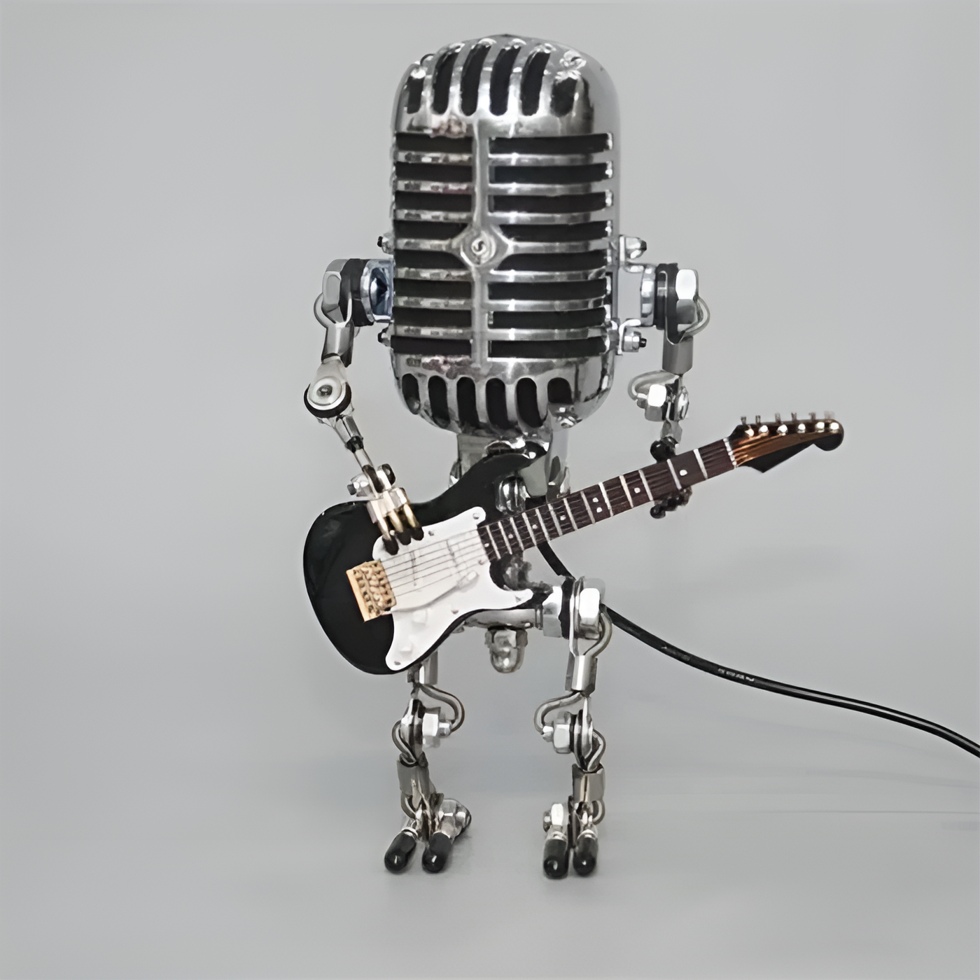 Robot Gitaar LED Tafellamp | Vintage Decoratie voor Bureau en Slaapkamer