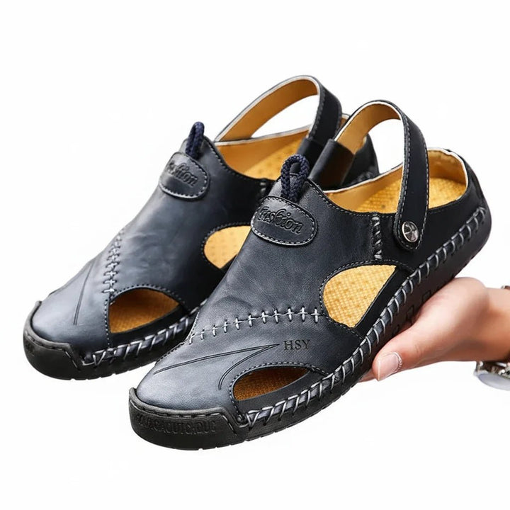 Unisex Orthopedic Leather Sandals - Premium Quality &amp; Arch Support