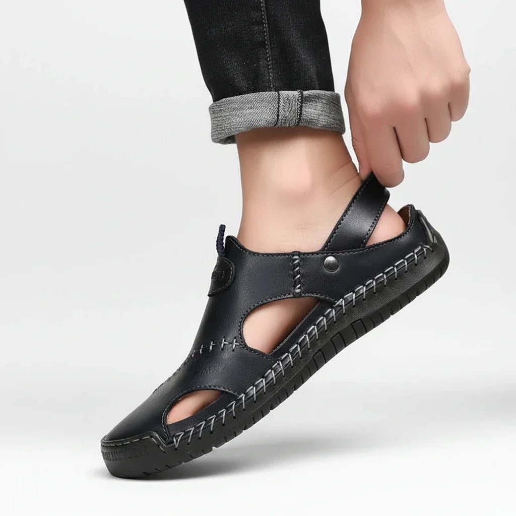 Unisex Orthopedic Leather Sandals - Premium Quality &amp; Arch Support