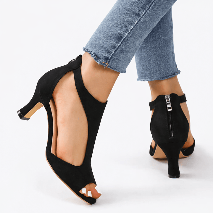 Orthopaedic Heeled Sandals for Women - Elegant Arch Support &amp; Comfort