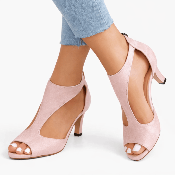 Orthopaedic Heeled Sandals for Women - Elegant Arch Support &amp; Comfort