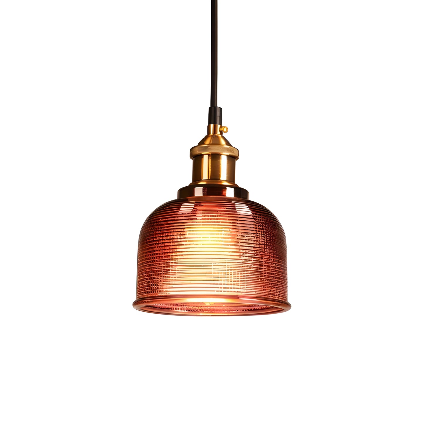 HeritageGlow Glanzende Vintage Bel Hanglamp | Nostalgische Sfeerverlichting