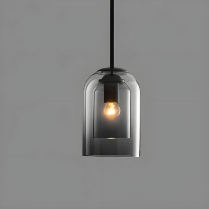 SkyGleam Dubbelglas Hanglamp | Modern Design met Gelaagd Glas Licht