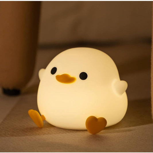DuckieDream Automatisch Eend Siliconen Nachtlamp | Schattig Kindernachtlicht