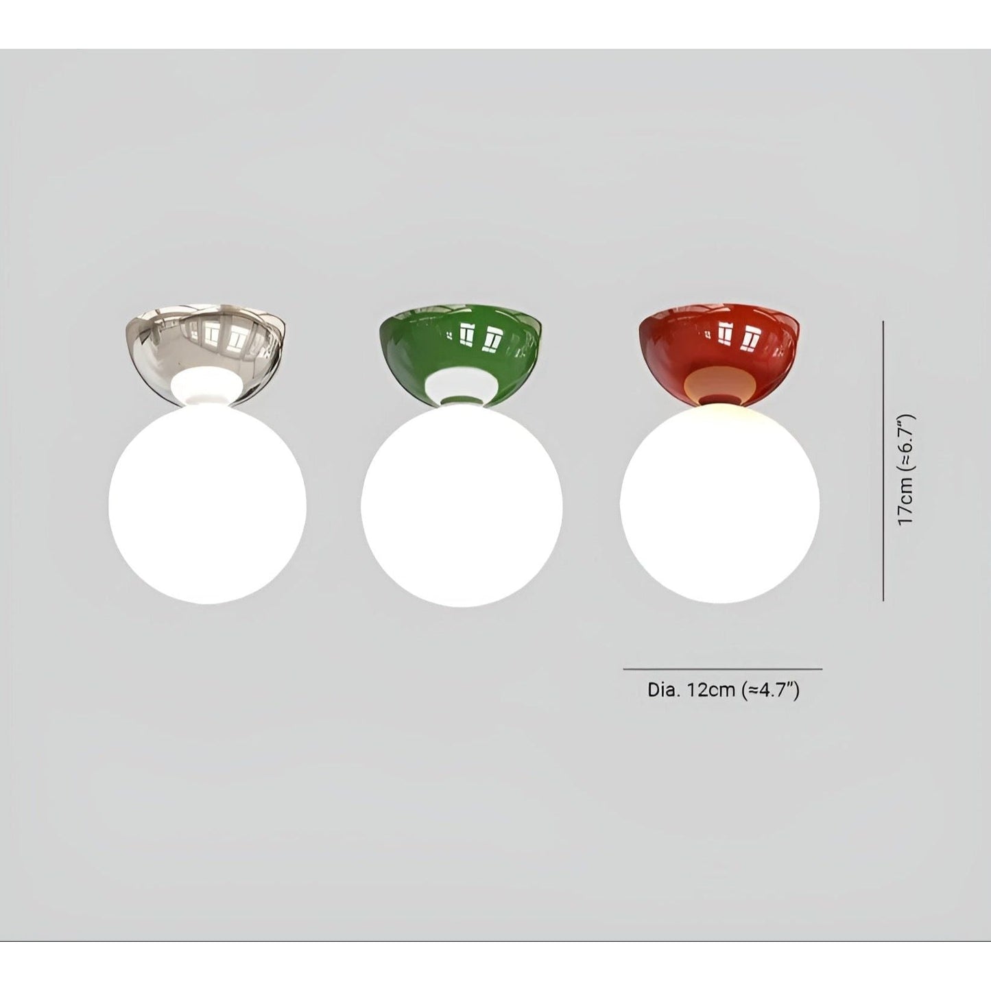 DomeAura Moderne Plafondlamp Flush Mount | Strakke Inbouw Verlichting