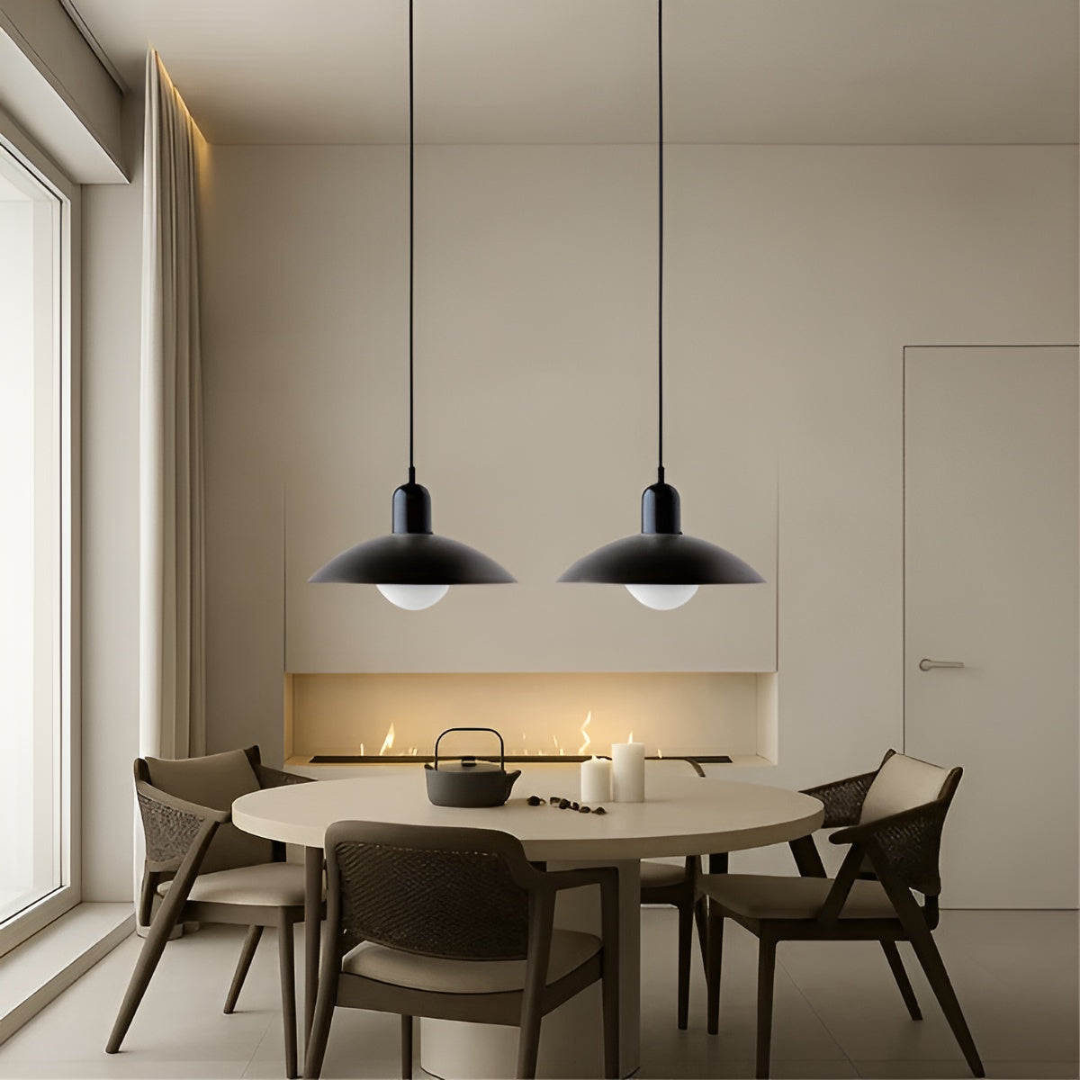 Macaron Scandinavische Hanglamp Verstelbaar | Pastelkleuren voor Woon- en Eetkamer