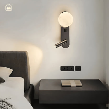 Luxe Wandlamp Elegant Minimalistisch | Ideal voor Woonkamer, Hal en Nachtlamp