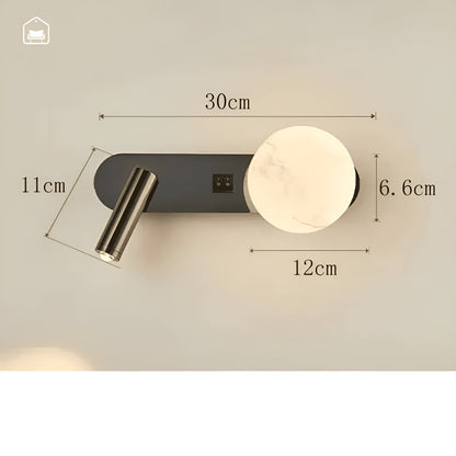 Luxe Wandlamp Elegant Minimalistisch | Ideal voor Woonkamer, Hal en Nachtlamp