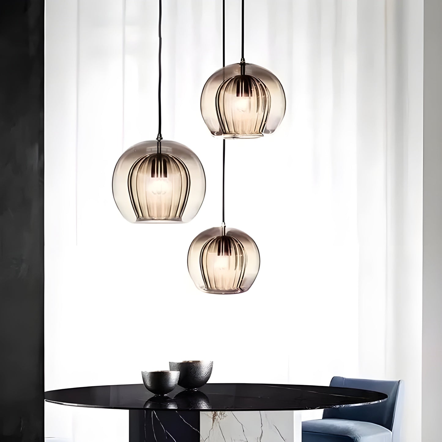 FrostedGlow Mat Glas Hanglamp Modern | Zachte Diffuse Plafondverlichting