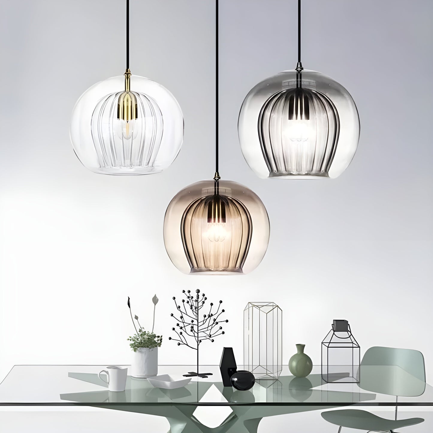 FrostedGlow Mat Glas Hanglamp Modern | Zachte Diffuse Plafondverlichting