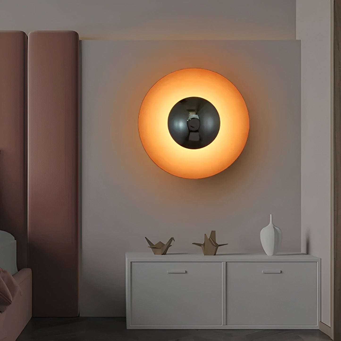 Ronde LED Wandlamp Modern | Warm Licht als Stijlvol Wand Accent