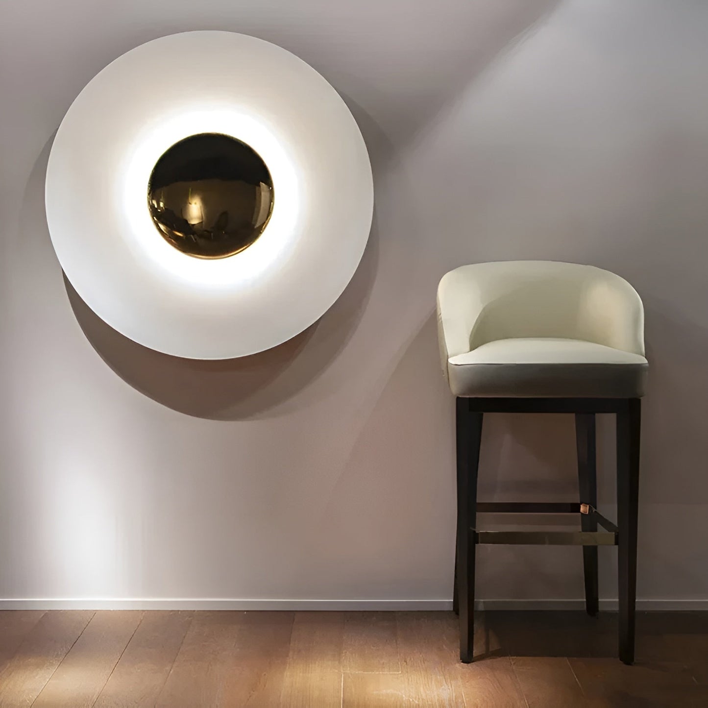 Ronde LED Wandlamp Modern | Warm Licht als Stijlvol Wand Accent