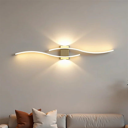 Aurum Moderne Wandlamp met Dubbele Verlichting | Metaal voor Woonkamer en Eetkamer