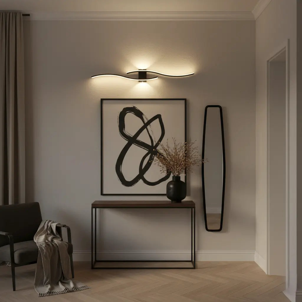 Aurum Moderne Wandlamp met Dubbele Verlichting | Metaal voor Woonkamer en Eetkamer