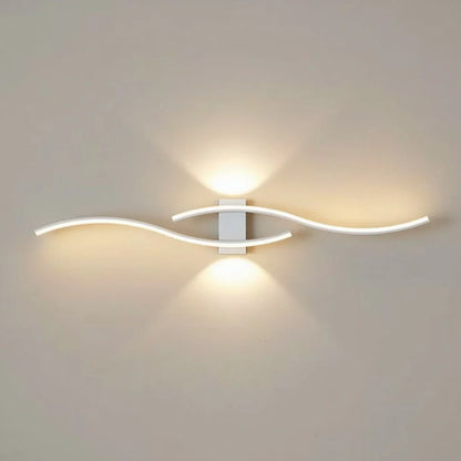 Aurum Moderne Wandlamp met Dubbele Verlichting | Metaal voor Woonkamer en Eetkamer