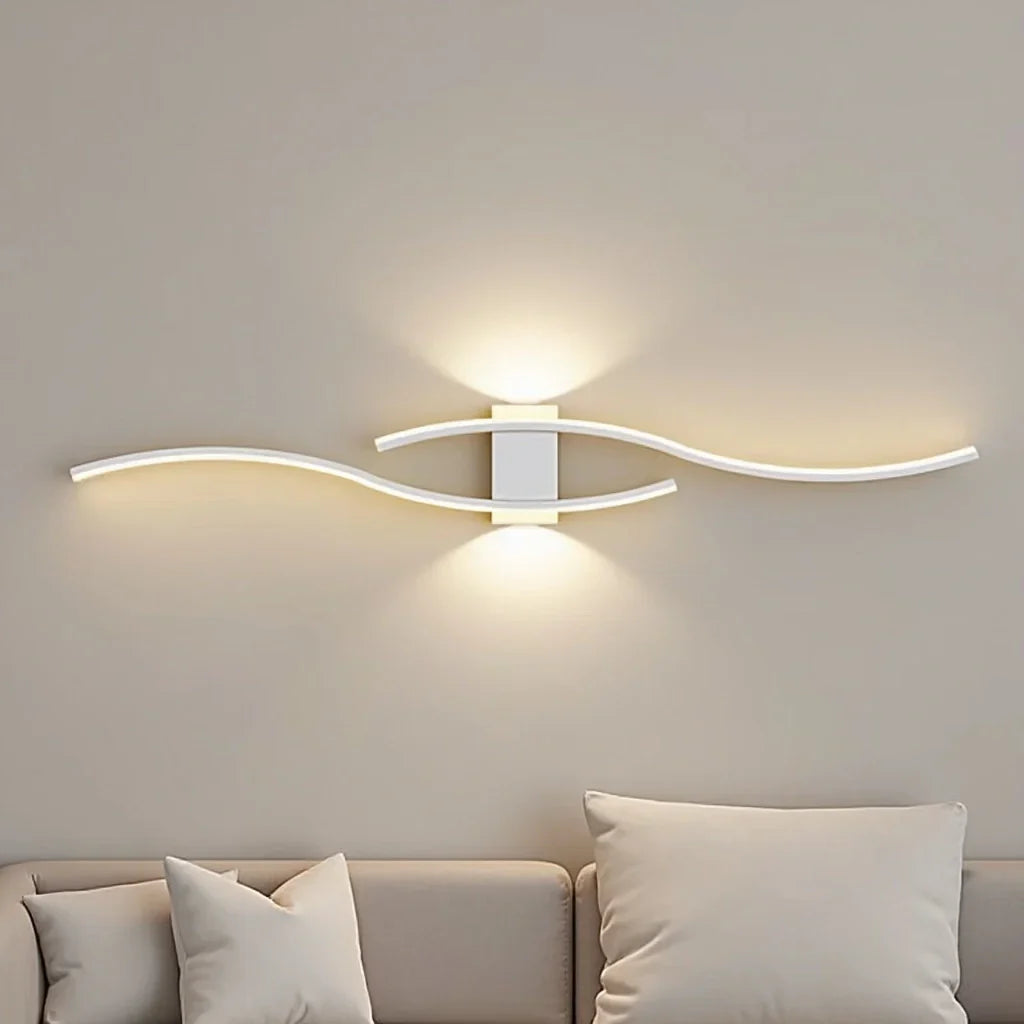 Aurum Moderne Wandlamp met Dubbele Verlichting | Metaal voor Woonkamer en Eetkamer