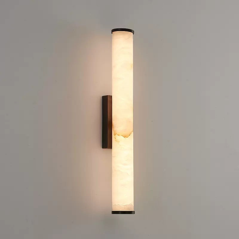 Modern Minimalistisch Spaans Marmer Koper Wandlamp | LED Warm Licht