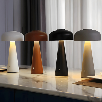 Draadloze Oplaadbare Tafellamp Nordic | Minimalistisch Design voor Overal
