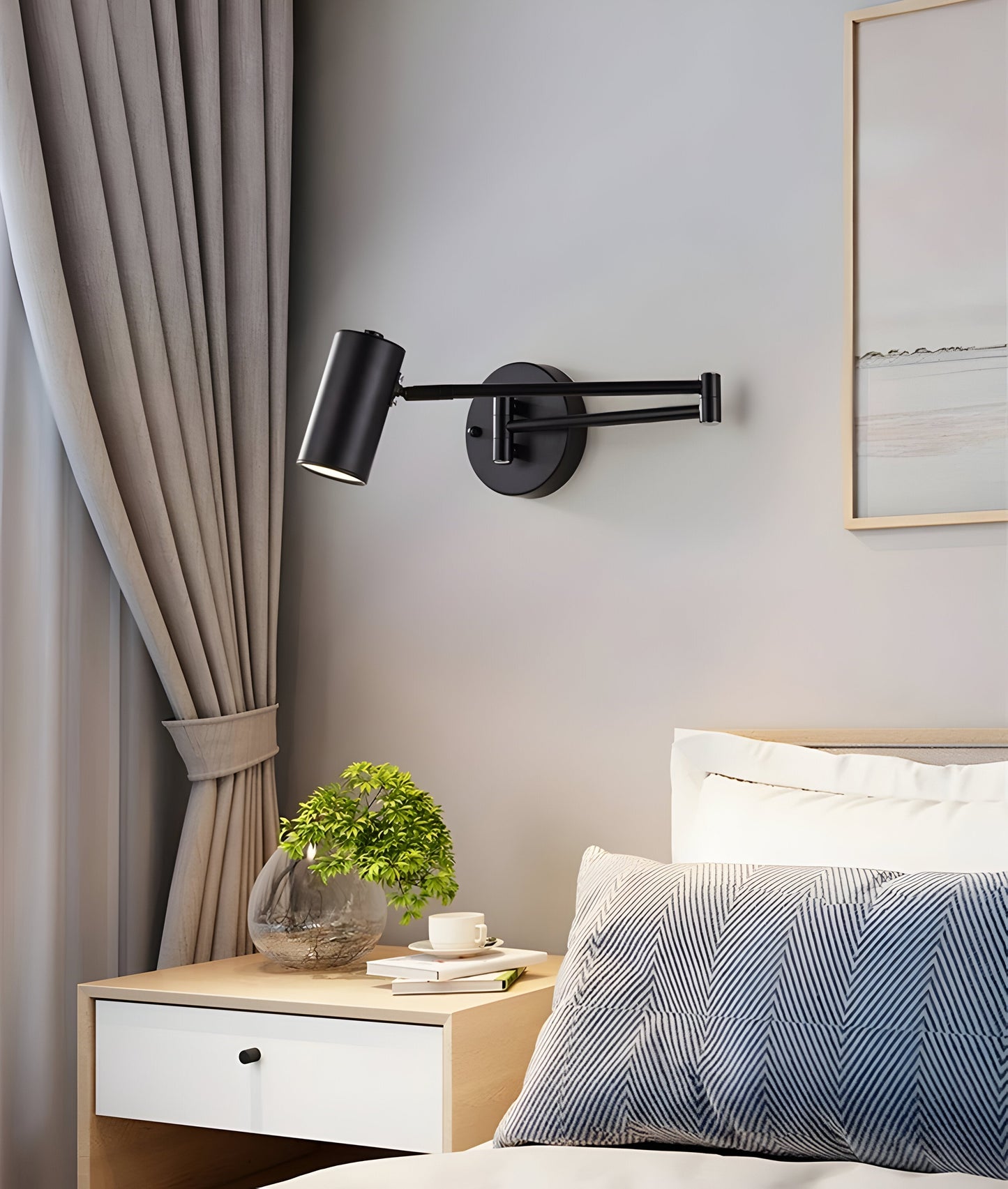 Lorix LED Wandlamp Verstelbare Arm | Slaapkamer en Werkkamer Verlichting