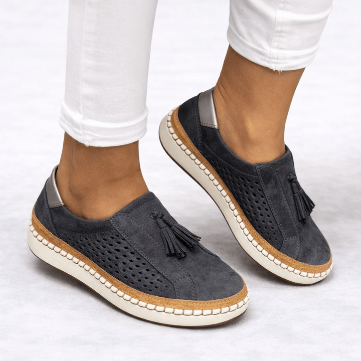 Orthopedic Comfort Slip-On Shoes for Women - Easy Everyday Arch Support