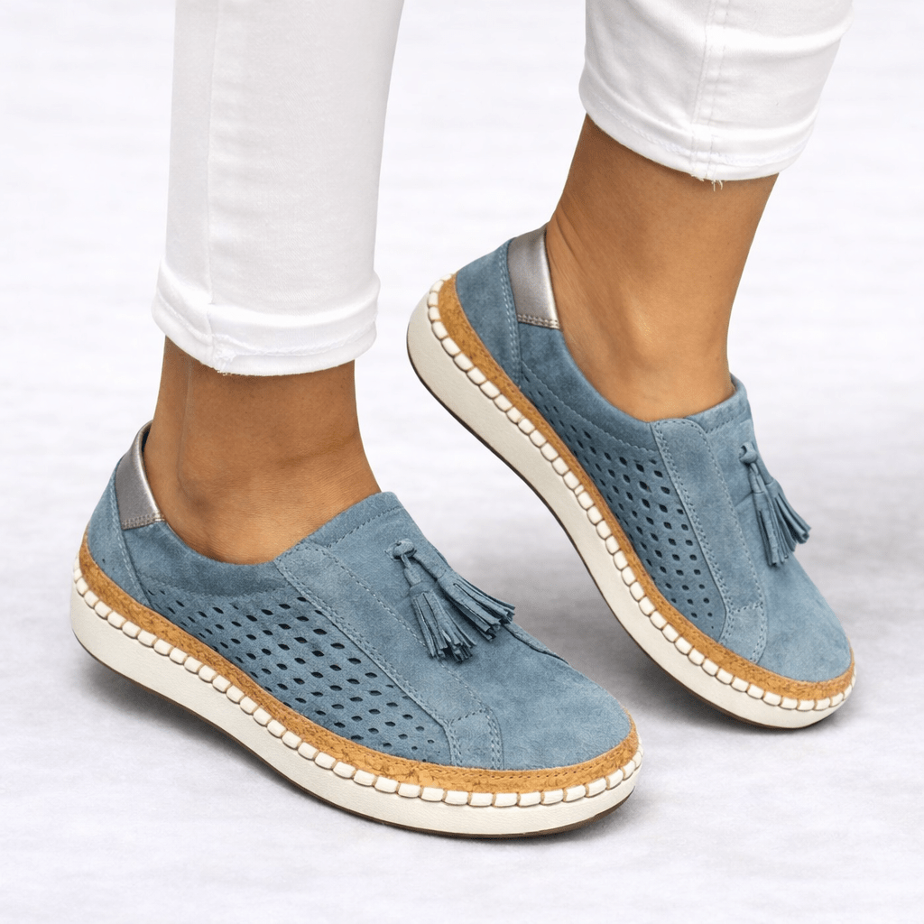 Orthopedic Comfort Slip-On Shoes for Women - Easy Everyday Arch Support
