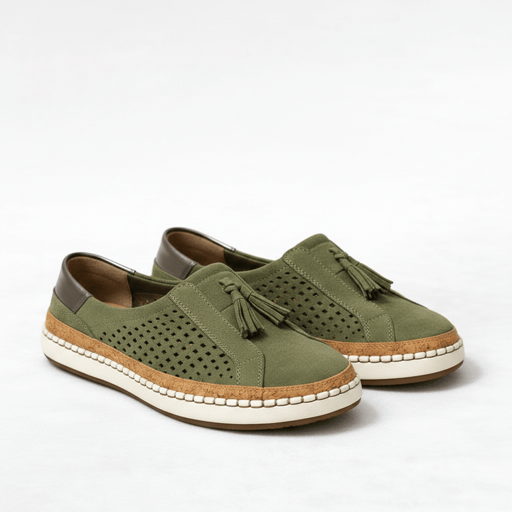 Orthopedic Comfort Slip-On Shoes for Women - Easy Everyday Arch Support