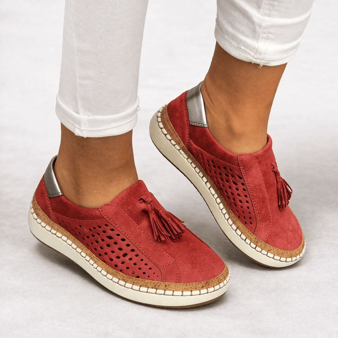 Orthopedic Comfort Slip-On Shoes for Women - Easy Everyday Arch Support