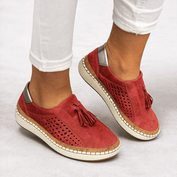 Orthopedic Comfort Slip-On Shoes for Women - Easy Everyday Arch Support