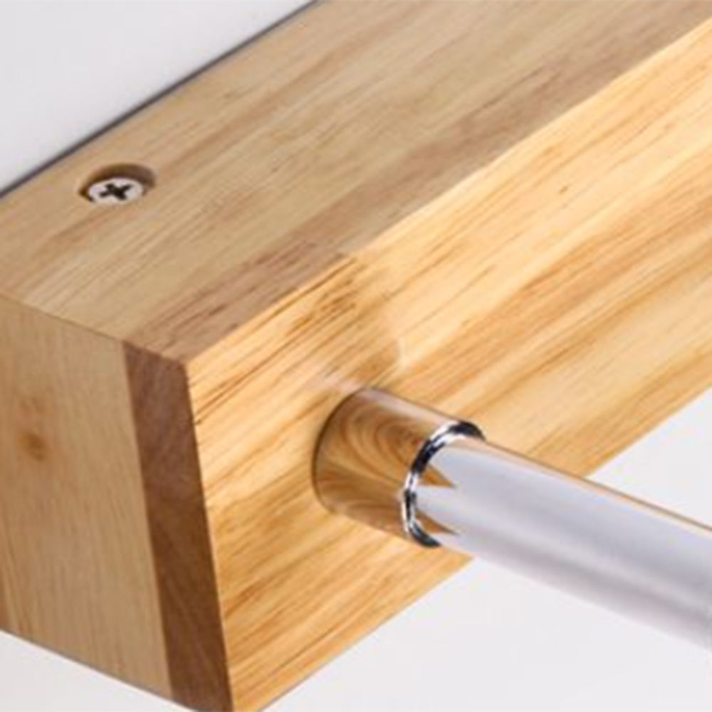 Muto Klassiek Metaal en Hout Wandlamp | Badkamer en Woonkamer Verlichting