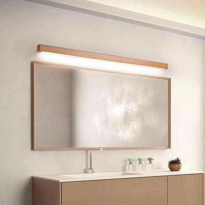 Muto Lineaire Hout en Acryl Wandlamp | Modern Design voor Woonkamer en Slaapkamer