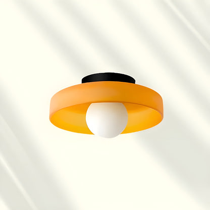 GlowNordic Glas LED Plafondlamp | Scandinavische Verlichting voor Elk Vertrek
