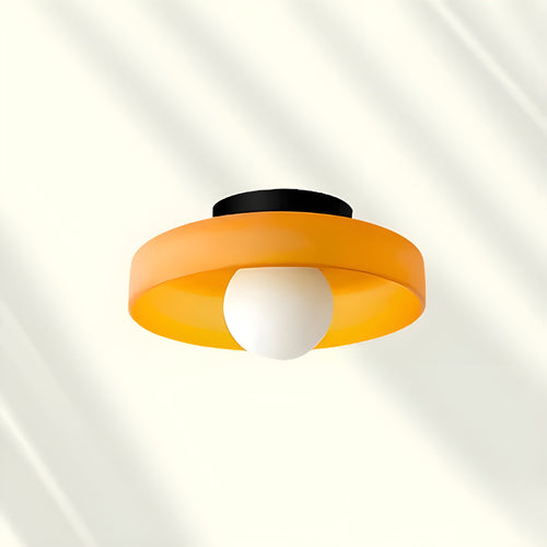 GlowNordic Glas LED Plafondlamp | Scandinavische Verlichting voor Elk Vertrek
