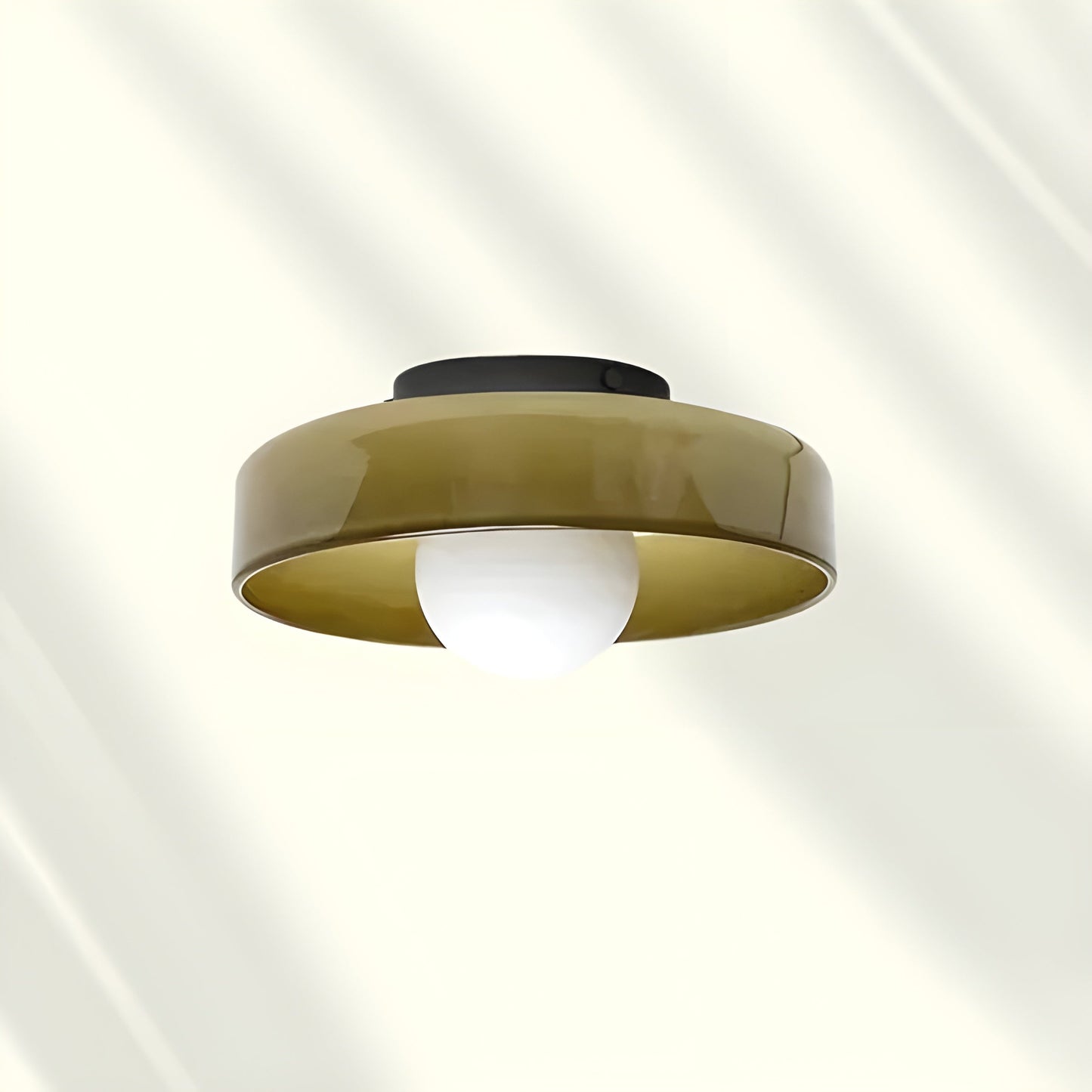 GlowNordic Glas LED Plafondlamp | Scandinavische Verlichting voor Elk Vertrek