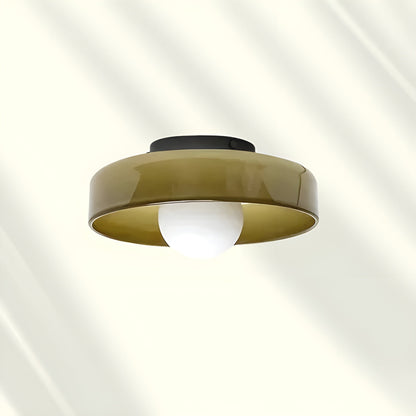 GlowNordic Glas LED Plafondlamp | Scandinavische Verlichting voor Elk Vertrek