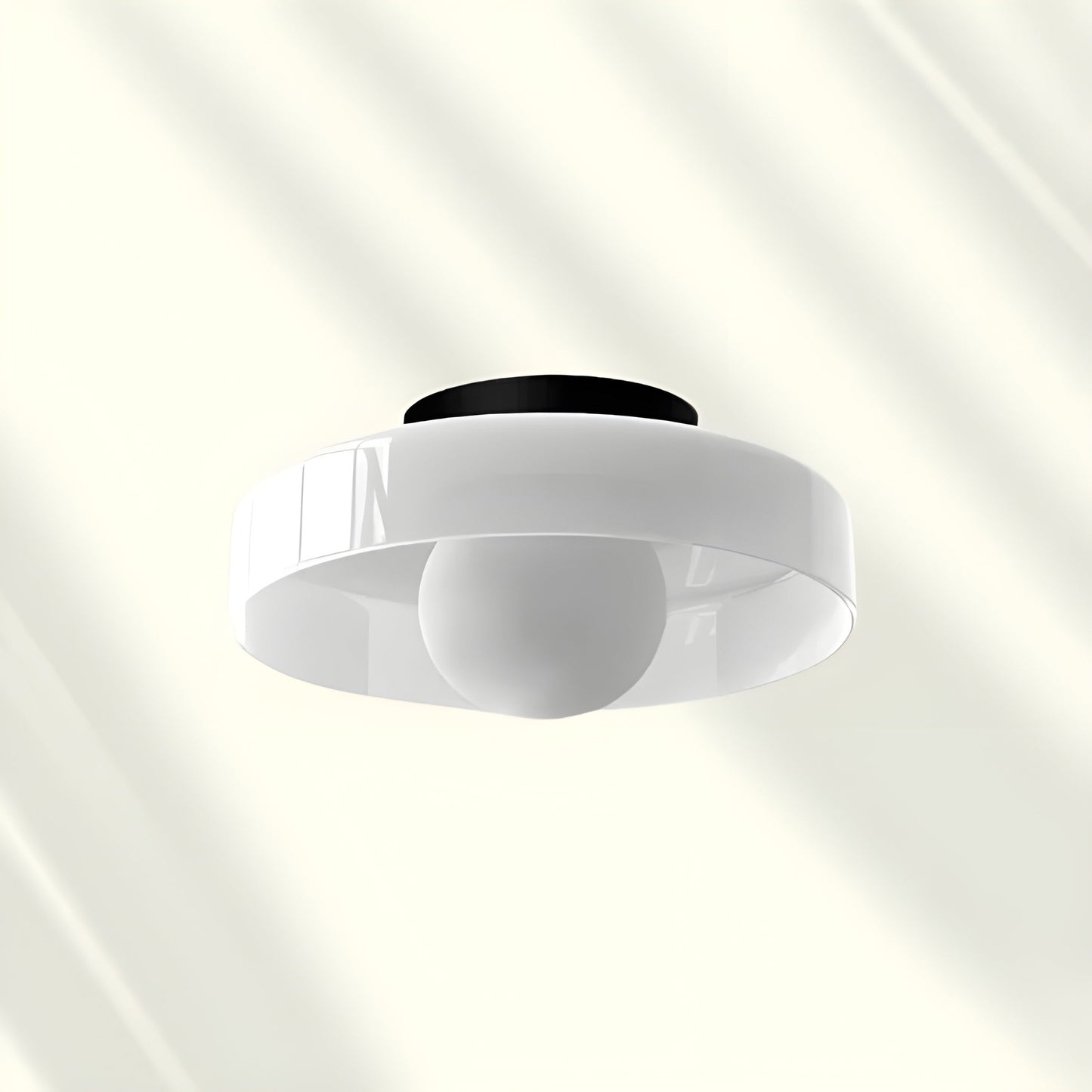 GlowNordic Glas LED Plafondlamp | Scandinavische Verlichting voor Elk Vertrek