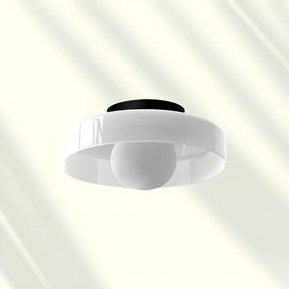 GlowNordic Glas LED Plafondlamp | Scandinavische Verlichting voor Elk Vertrek