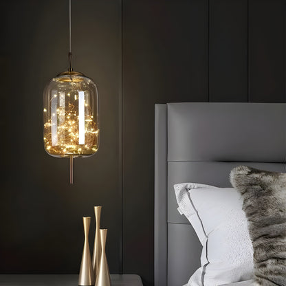 CrystalBeam Ster Effect LED Hanglamp | Modern Fonkelend Plafondlicht