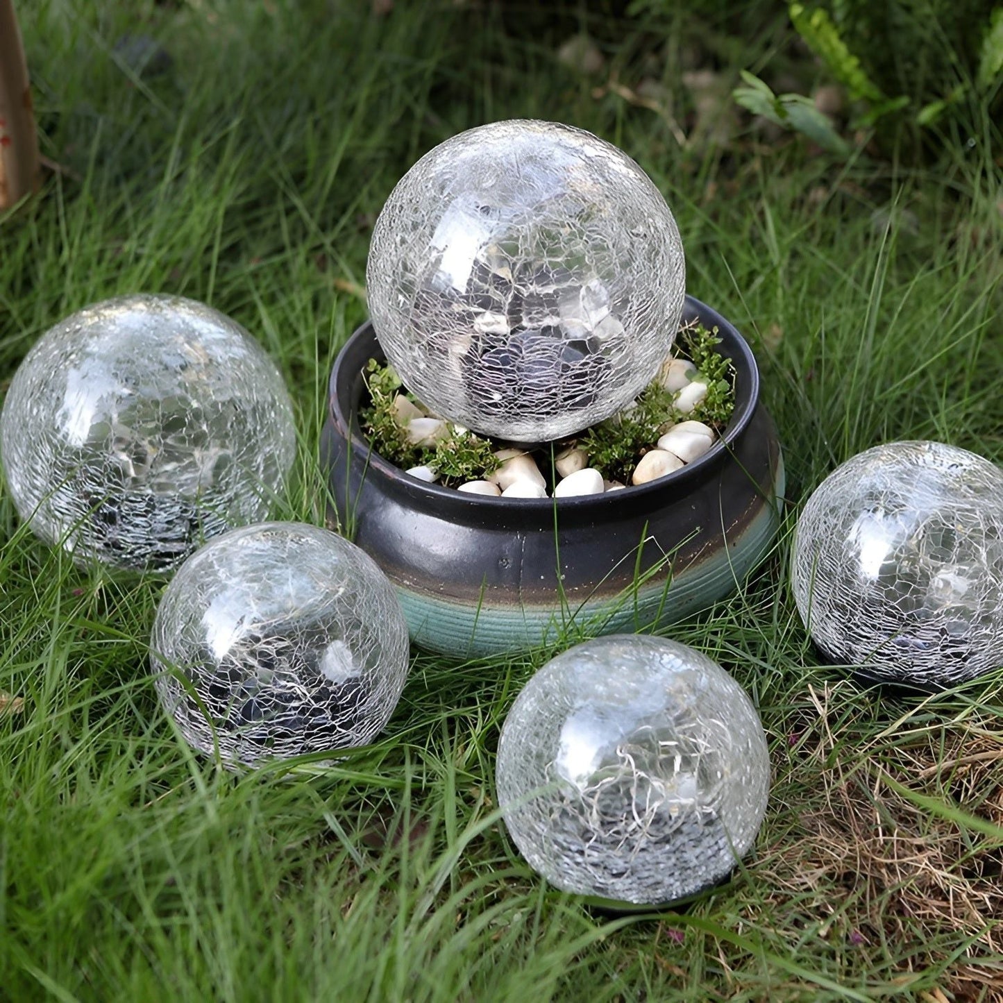 GardenGlimmer Solar LED Tuinlamp | Waterdichte Buitenverlichting op Zonne-energie