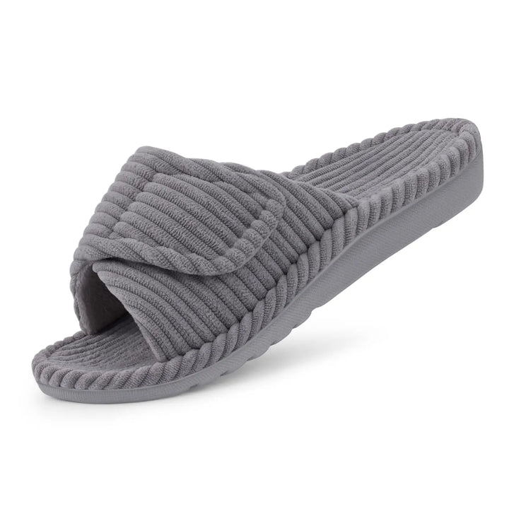 Orthopaedic Corduroy House Slippers for Women - Classic Comfort &amp; Support