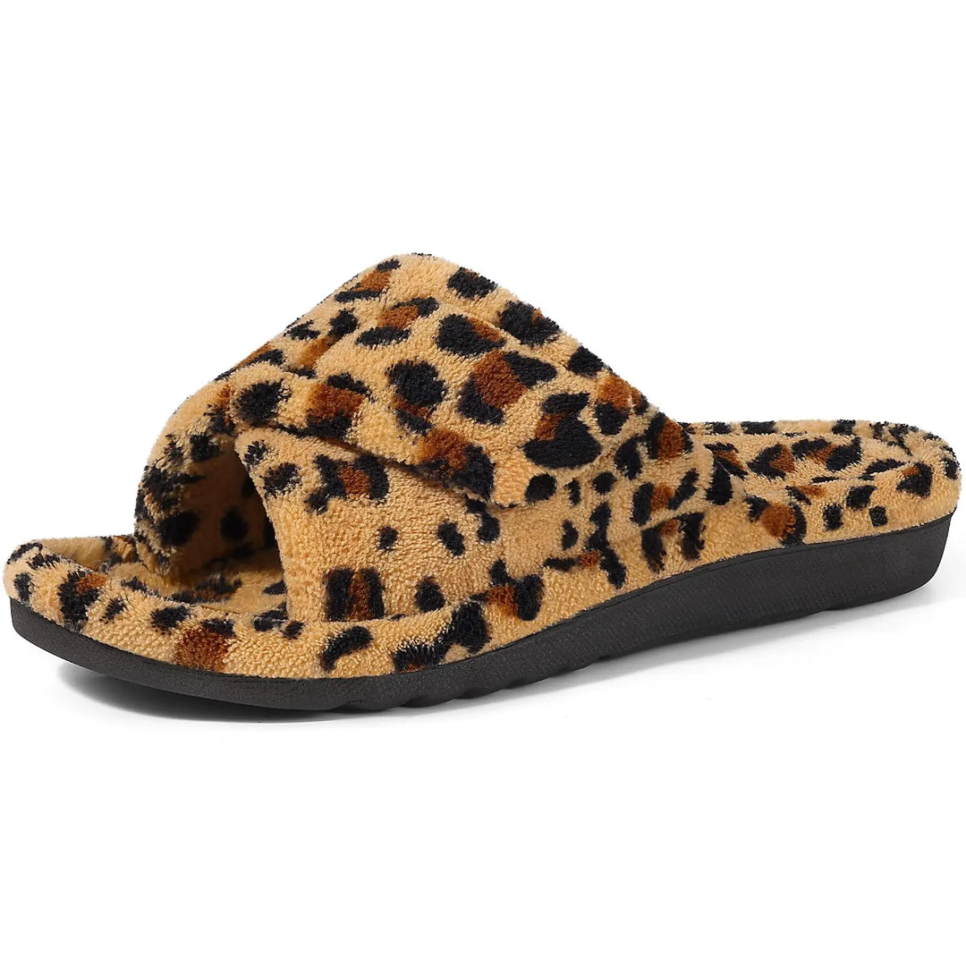Orthopaedic Fuzzy House Slippers for Women - Cosy Everyday Warmth