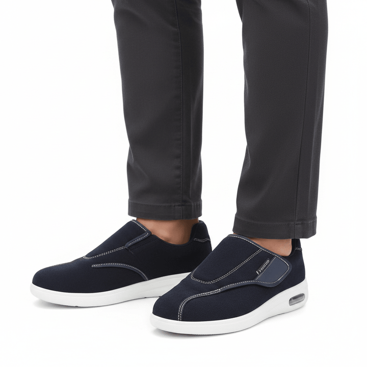 Diabetic Memory Foam Wide-Fit Walking Shoes - Custom Comfort