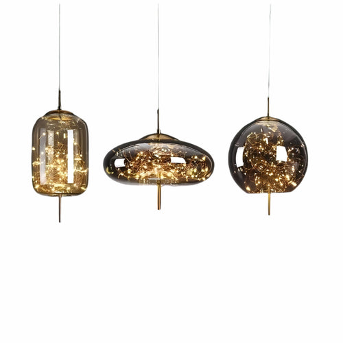 CrystalBeam Ster Effect LED Hanglamp | Modern Fonkelend Plafondlicht