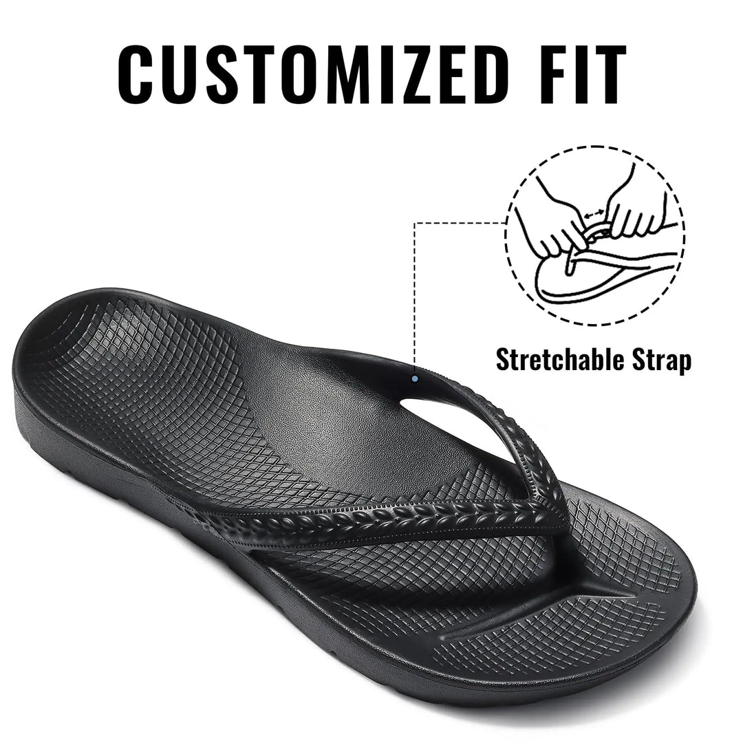 Orthopaedic Arch Support Flip Flops for Women - Summer Comfort &amp; Foot Relief