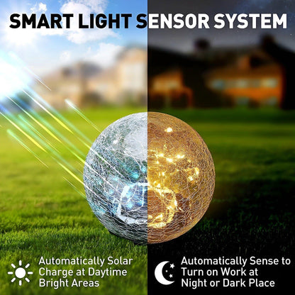 GardenGlimmer Solar LED Tuinlamp | Waterdichte Buitenverlichting op Zonne-energie