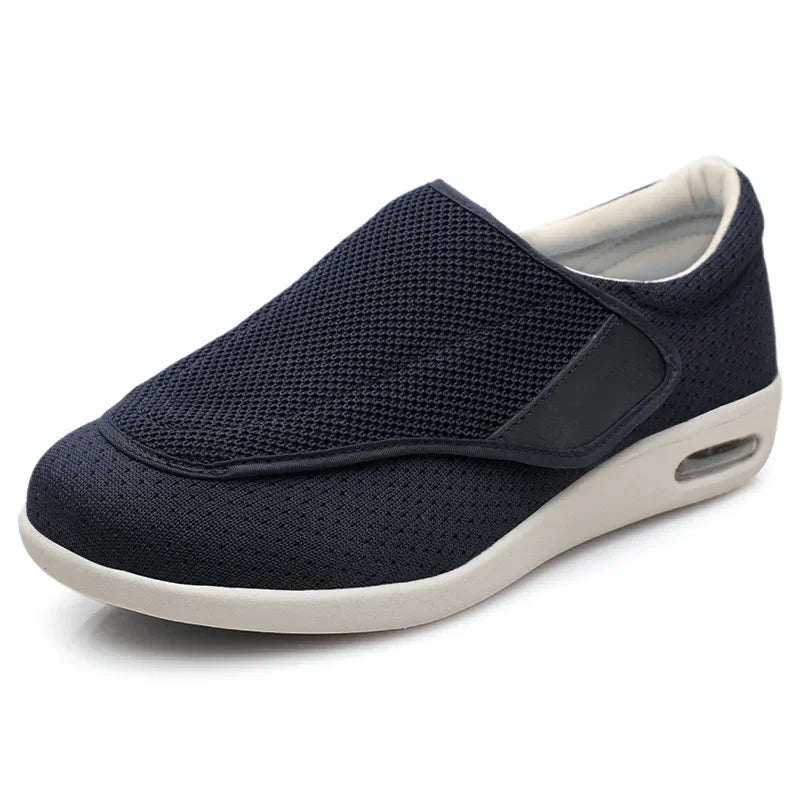 Diabetic Wide-Fit Walking Shoes Unisex - Orthopaedic Roomy Comfort